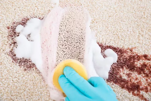 guide till att rengöra mattor